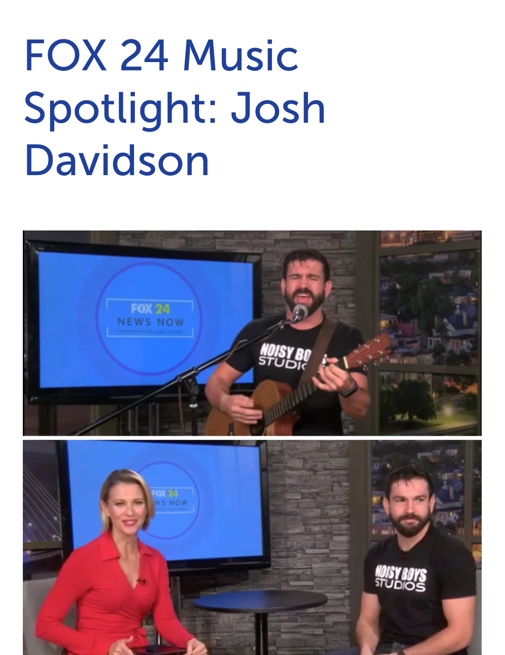 FOX Interview Josh Davidson